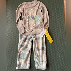 Carter's Boys' 2 Pc Fleece (3T, Polar Bear/Blue/Grey) NWT smoke free home